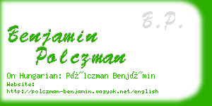 benjamin polczman business card